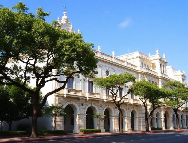 Paseo Montejo colonial mansions tree-lined street