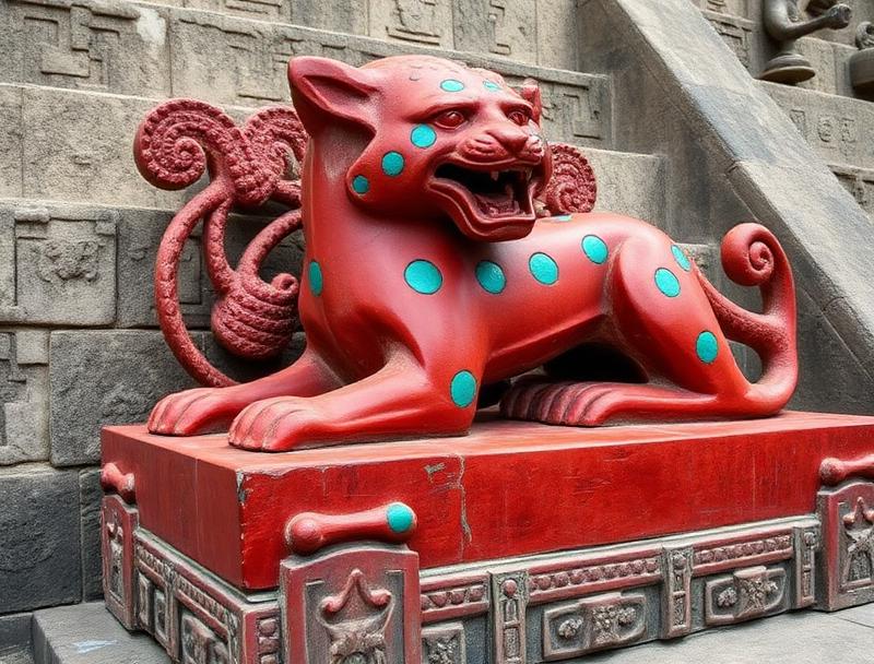 Ancient Mayan calendar stone carving
